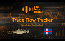 Load image into Gallery viewer, Atlantic cod trade flow tracker for Iceland (Jan 2019)