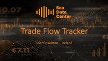 Load image into Gallery viewer, Atlantic salmon trade flow tracker for Iceland (Jan 2019)