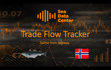 Load image into Gallery viewer, Saithe trade flow tracker for Norway (Jan-Dec 2018)